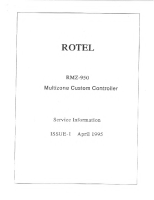 Rotel RMZ-950 - Technical manual 